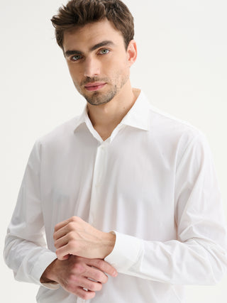 CAMICIA TECNICA CON COLLO ALLA FRANCESE