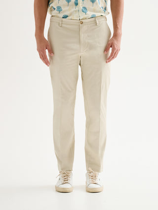 Pantaloni Uomo Rregular-Fit Rasatello QB24