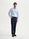 PANTALONI SLIM-FIT DA COMPLETO CON TEXTURE