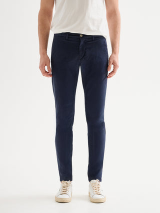 Pantaloni Chinos Uomo Slim-fit Basic QB24