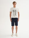 T-shirt Uomo Girocollo Stampa Sportiva QB24