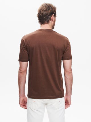 T-shirt Girocollo Uomo Taschino a Filetto QB24