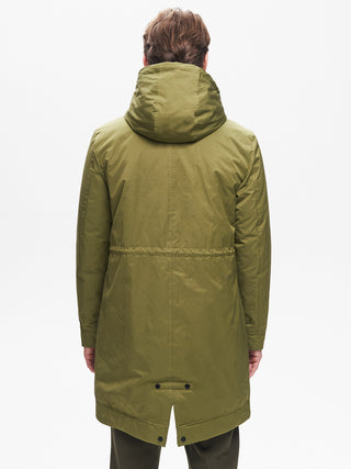 Parka Uomo con Imbottitura Repreve Verde QB24