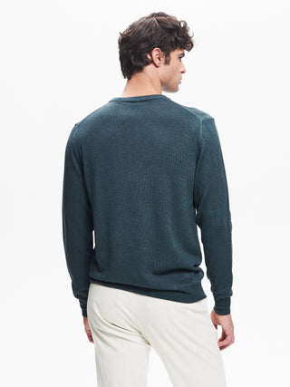 Maglia Girocollo Uomo Costine nel Giromanica QB24