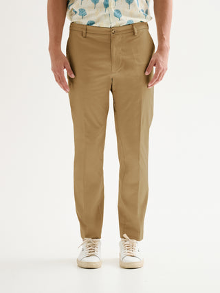 Pantaloni Uomo Rregular-Fit Rasatello QB24