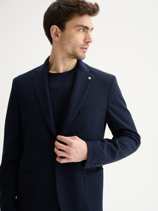 GIACCA DUE BOTTONI DA COMPLETO CON TEXTURE