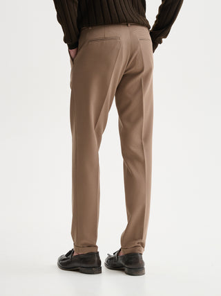 PANTALONI SLIM-FIT DA COMPLETO CON TEXTURE