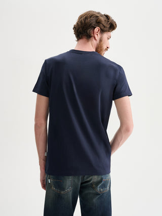 T-SHIRT GIROCOLLO MANICHE CORTE IN JERSEY BIELASTICO