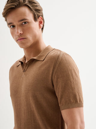 Polo Uomo in Maglia Tinto a Freddo QB24
