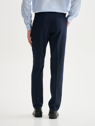 PANTALONI SLIM-FIT DA COMPLETO CON TEXTURE