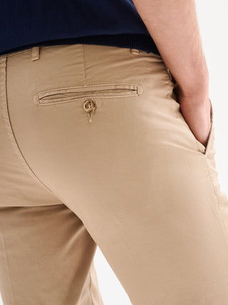 Pantaloni Chinos Uomo Slim-fit Basic QB24