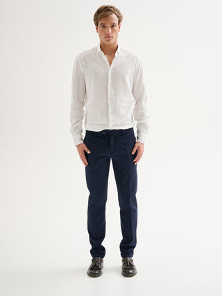 Pantaloni Uomo Slim-fit da Completo Texture QB24