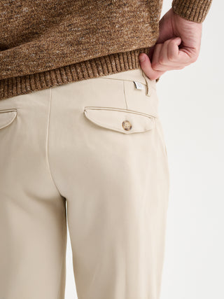 PANTALONI REGULAR-FIT IN GABARDINA