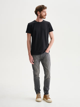T-SHIRT GIROCOLLO MANICHE CORTE IN JERSEY BIELASTICO