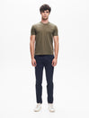 Pantaloni Uomo Chinos Basic Blu QB24