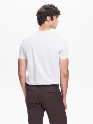 T-shirt Girocollo Uomo Bianco QB24