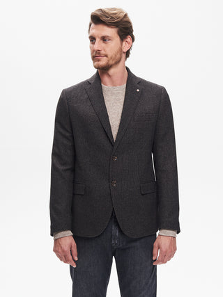 Giacca Due Bottoni Uomo Fantasia Diagonale QB24