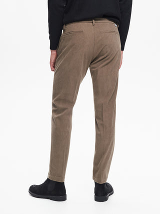 Pantaloni Regular-Fit Uomo Velluto QB24