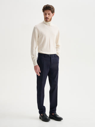 PANTALONI SLIM-FIT DA COMPLETO IN PUNTO MILANO