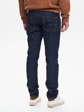Jeans Slim-Fit Uomo Raw Blu QB24