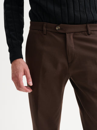 PANTALONI SLIM-FIT DA COMPLETO IN PUNTO MILANO