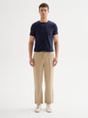 Pantaloni Uomo Loose-fit Lino QB24