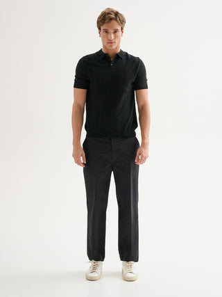 Polo Uomo in Maglia Lavorazione Frontale QB24