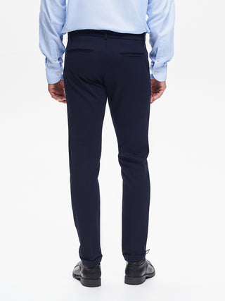 Pantaloni da abito Uomo Punto Milano Blu QB24
