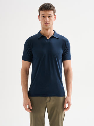 Polo Uomo in Tencel QB24