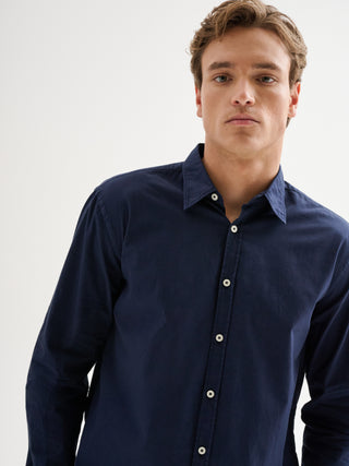 Camicia Uomo Cotone Collo Italiano QB24