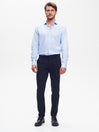 Pantaloni da abito Uomo Punto Milano Blu QB24