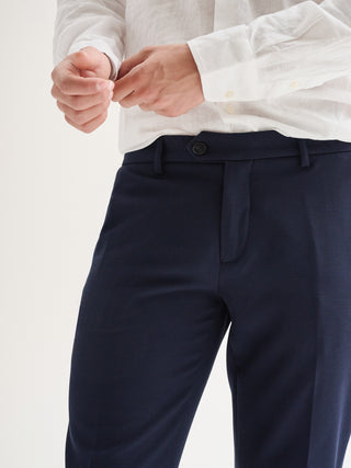 Pantaloni Uomo Slim-fit da Completo Texture QB24