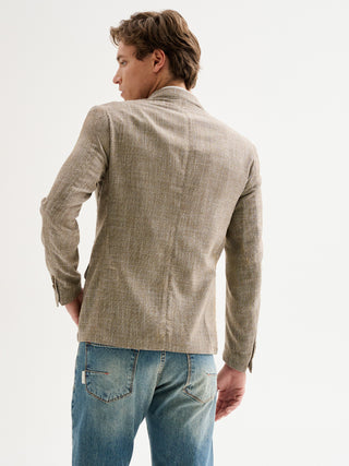 Giacca Uomo Doppiopetto Melange QB24