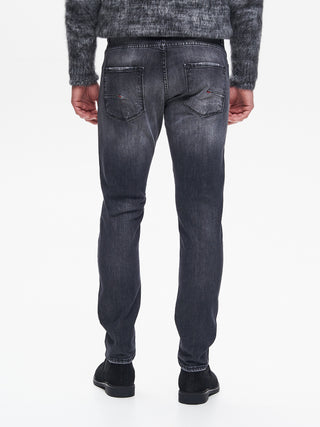 Jeans Regular-Fit Uomo Nero QB24
