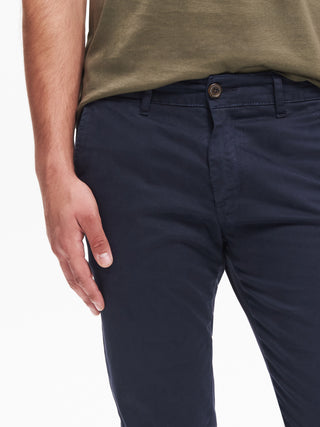 Pantaloni Uomo Chinos Basic Blu QB24