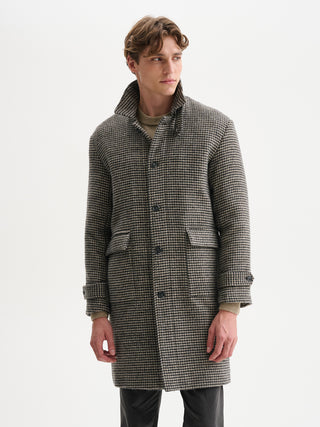 CAPPOTTO FANTASIA PIED DE POULE