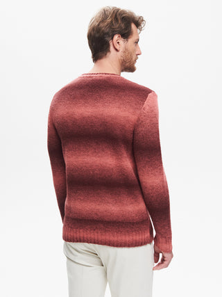 Maglia Girocollo Uomo effetto Degradè QB24