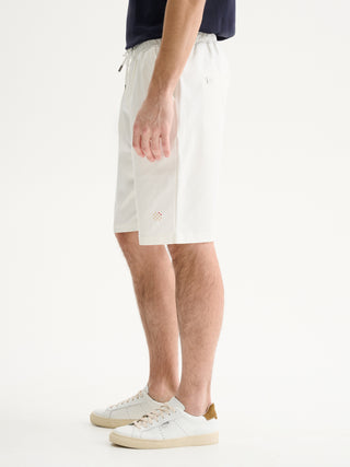 BERMUDA IN PUNTO MILANO CON COULISSE - AVORIO