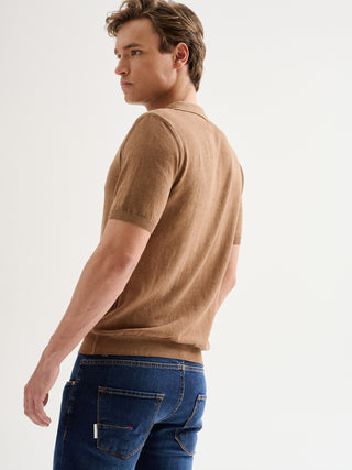 Polo Uomo in Maglia Tinto a Freddo QB24