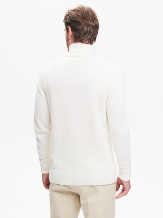 Maglione Dolcevita Uomo con Lavorazione QB24