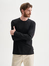 T-SHIRT GIROCOLLO MANICHE LUNGHE IN JERSEY BIELASTICO