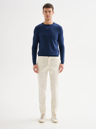 Maglia Uomo Girocollo Basic Cotone Crepe QB24