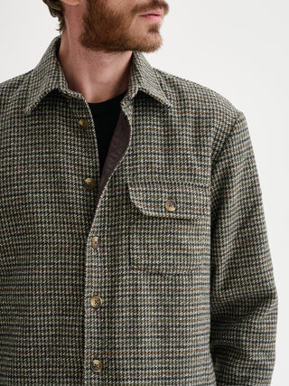 OVERSHIRT FANTASIA PIED DE POULE MULTICOLOR