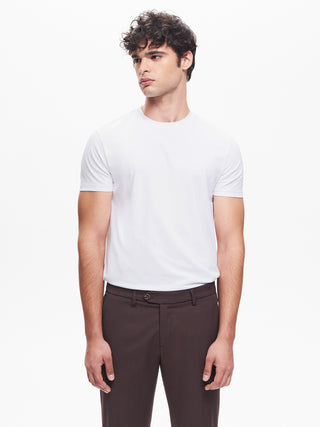T-shirt Girocollo Uomo Bianco QB24