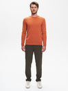 Maglia Girocollo Uomo Moulinè ArancioneQB24