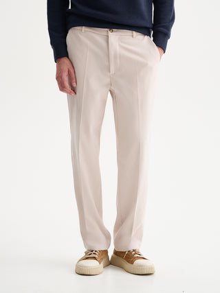 PANTALONI LOOSE-FIT IN VELLUTO LISCIO FLUIDO