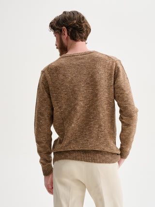 MAGLIA GIROCOLLO MOULINE' FIAMMATO