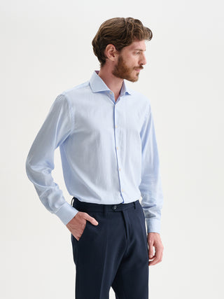 CAMICIA ARMATURATA CON COLLO ALLA FRANCESE
