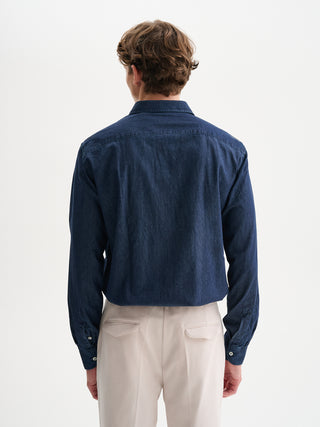 CAMICIA IN DENIM LAVAGGIO SCURO