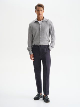 PANTALONI REGULAR-FIT IN GABARDINA